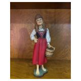 Girl w/ Basket Figurine