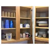 Various Glasses, Mugs, Dishes, Etc.