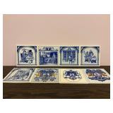 Handmade Blue & White Pharmaceutical Tiles