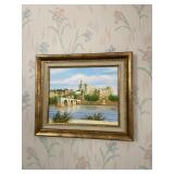 Framed Painting of Avignon, France