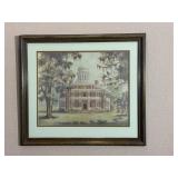 Framed Print of Longwood Mansion in Natchez,