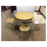 Ice Cream Parlor Table & 3 Chairs