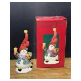 Fitz and Floyd "Snowman Jamboree" Bell