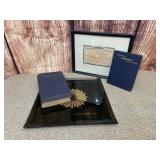 Pharmacy Books Tray & Decor Group of 4