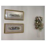 Set of 2 Flower Prints & Decor