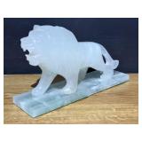 Hand Carved Lion Figurine