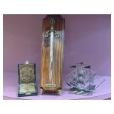 Sword of El Cid, Sailing Ship Sculpture & D