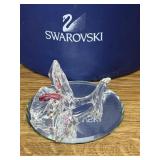 Swarovski Crystal Pink Orchid Figurine