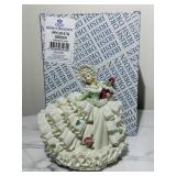 Irish Dresden "The Shamrock Lady" Figurine