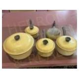 Yellow Enamel Cookware Set