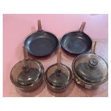 Corning Visions Amber Glass Cookware Set