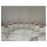 Set of 8 Pepsi Cola Fountain Glasses