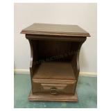 Vintage Wooden Nightstand or End Table