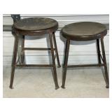 2 Metal Stools
