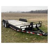 21ft PJ Tandem Hauler Trailer 17ft Tilt