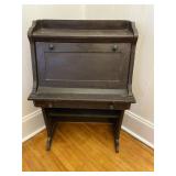 Vintage Wooden Drop Front Desk Child Size