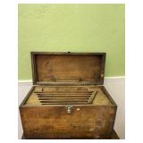 Vintage Wood Bee Keeper Storage Box
