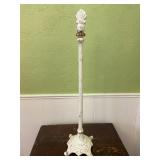 Slim White Metal Vintage Decor