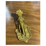 Heavy Brass Ladies Hand Paper Clamp Clip