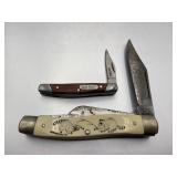 Schrade Crimshaw & Old Timer Vintage Pocket Knives