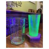 Green Vintage Glassware Inc Glow in the Dark