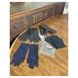 Four Pairs of Leather Gloves Modern & Vintage