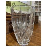Large Crystal Style Glass Vase