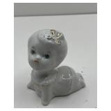 Vintage Crawling Baby Girl Figurine