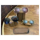 Vintage Aviator Eyeglasses & Modern Sunglasses