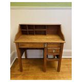 Vintage Kid Size Wooden Desk