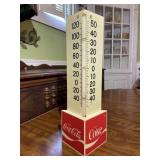 Vintage Coca Cola Advertising Thermometer Sign