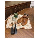 Wood Shoe Horn Stretchers & Playing Cards