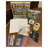 Puzzles Art Supplies Game Markers & Sharpies