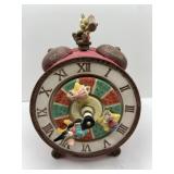 Clock & Mouse Wind Up Music Box