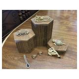 Vintage Jewelry Brooches Earrings Etc