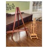 Set of 2 Wooden Art Portrait Easels