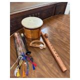 Music Instruments Drum Flute Tamborine Etc