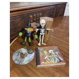 Grateful Dead CD with Vintage Witch & Skeleton