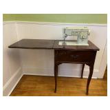 Singer Sewing Machine & Wood Table