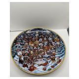 Franklin Mint Santa Paws Collector Plate Numbered