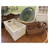 Wicker Laundry & Storage Baskets