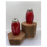 Airko Ruby Red Salt & Pepper Shaker Set