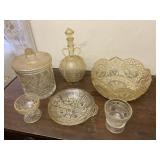 Quality Clear Cut Glassware Inc Crystal Jar