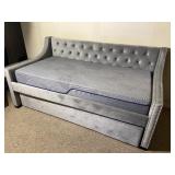 Nice Modern Grey Daybed Sleeper Velvet Style