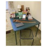 Card Table Small Metal Table & Misc Houseware