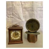 Seth Thomas & Westclox Vintage Clocks Set of 2