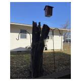 Metal Garden Poles Bird House & Feeders