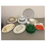 Misc Vintage Dishes Inc Small Green Plates