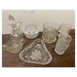 Clear Cut Glassware & Dishes Group of 7