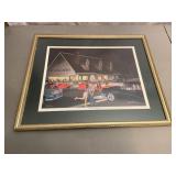 Green Gables Classic Car Framed Print